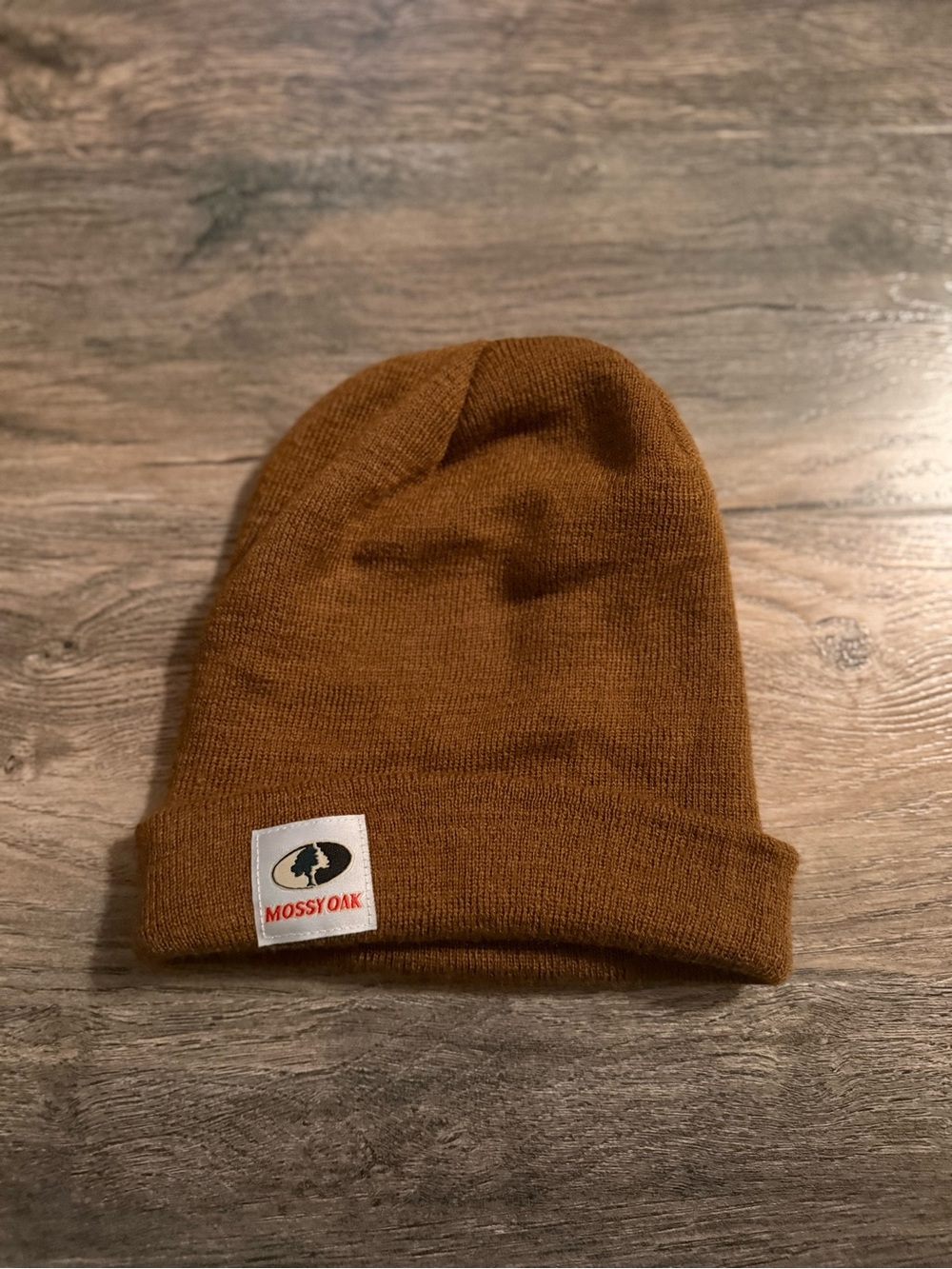 Mossy Oak Super Heavy Knit Insulated Hat Beanie Warm Skiing Snowboarding Brown
